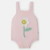 Romper med broderade blommor