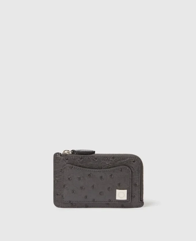 Ryder Ostrich Zip-kortfodral Ryder Ostrich Zip-kortfodral