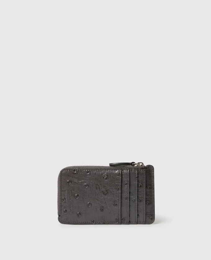 Ryder Ostrich Zip-kortfodral Ryder Ostrich Zip-kortfodral