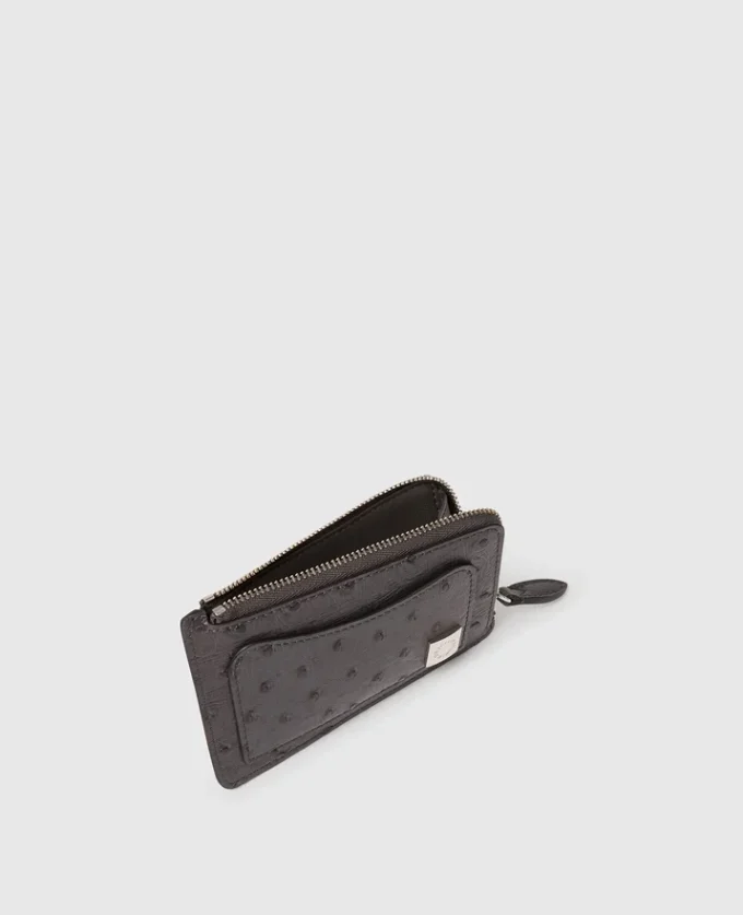 Ryder Ostrich Zip-kortfodral Ryder Ostrich Zip-kortfodral