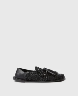 Ryder vävda loafers med tofsar