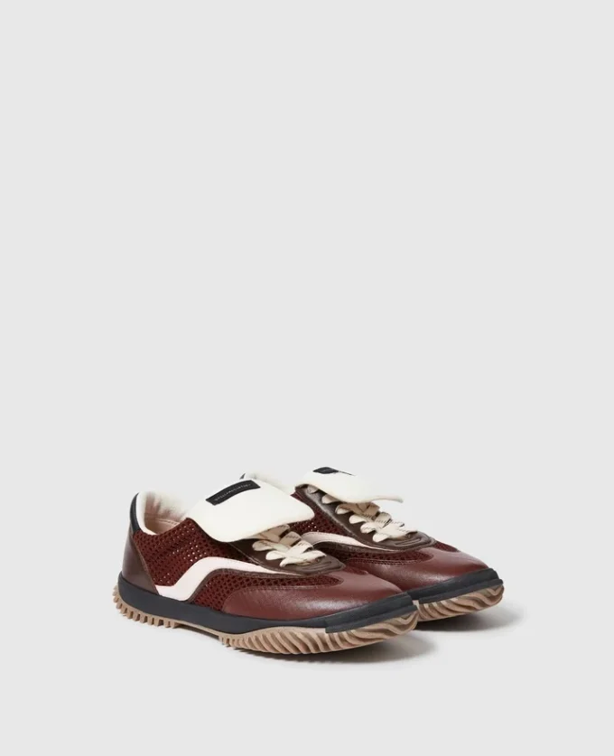 S-Wave Sport Mesh Paneled Sneakers
