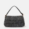 S-Wave vadderad tweed axelväska S-Wave vadderad tweed axelväska