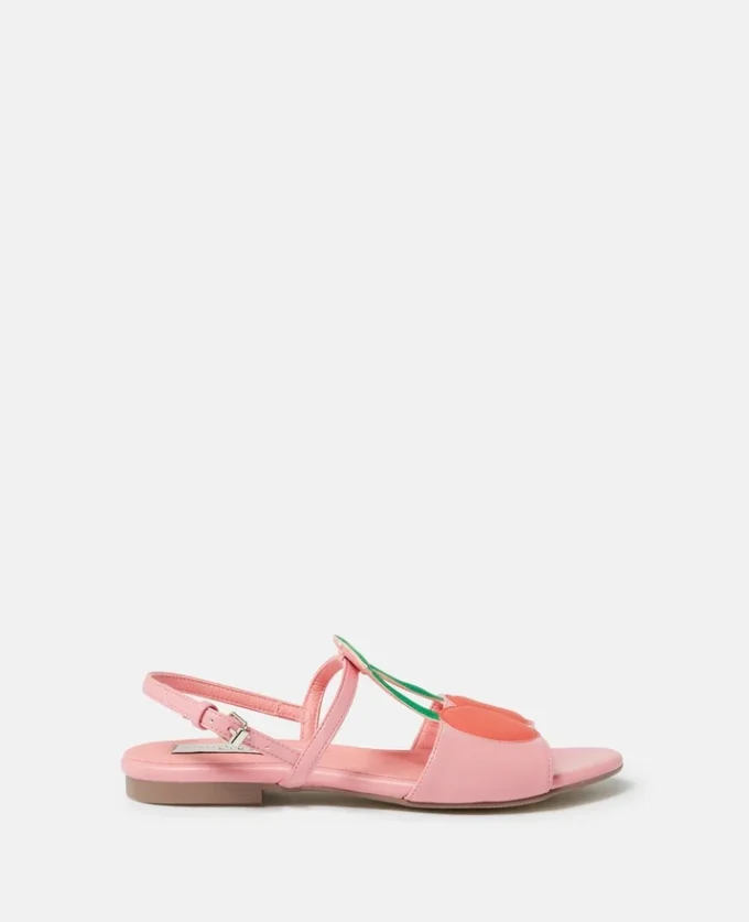 Sandaler med körsbärsmönster Sandaler med körsbärsmönster