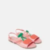 Sandaler med körsbärsmönster Sandaler med körsbärsmönster