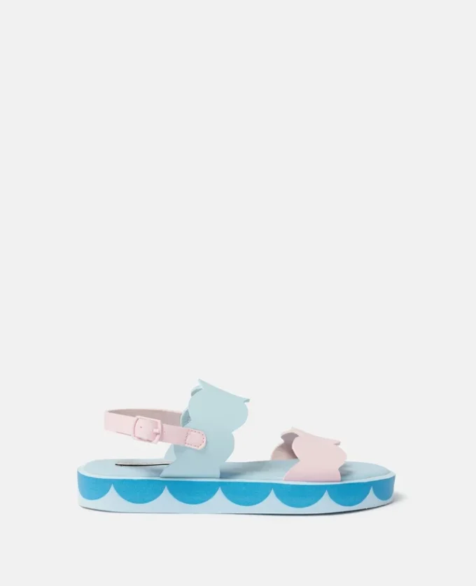 Sandaler med skulpterad ankelrem Sandaler med skulpterad ankelrem
