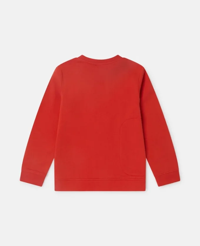 Santa-tröja med rund hals och grafiskt tryck Santa-tröja med rund hals och grafiskt tryck