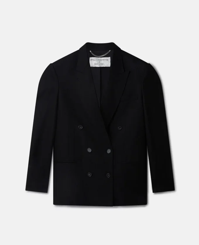 Sexig robotgrafik-blazer med smokingkrage Sexig robotgrafik-blazer med smokingkrage
