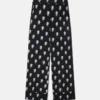 Sexiga pyjamasbyxor i crepe de chine med robotprint Sexiga pyjamasbyxor i crepe de chine med robotprint