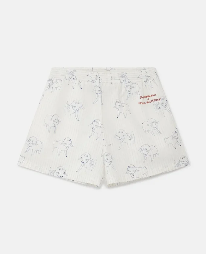 Sheep Can Never Sleep-shorts med tryck Sheep Can Never Sleep-shorts med tryck