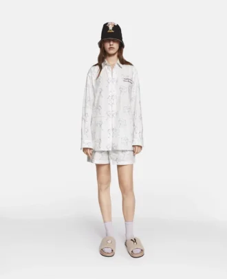 Sheep Can Never Sleep-shorts med tryck Sheep Can Never Sleep-shorts med tryck