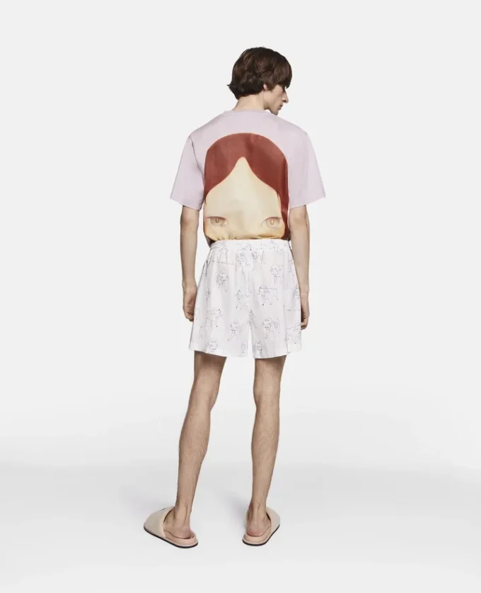 Sheep Can Never Sleep-shorts med tryck Sheep Can Never Sleep-shorts med tryck