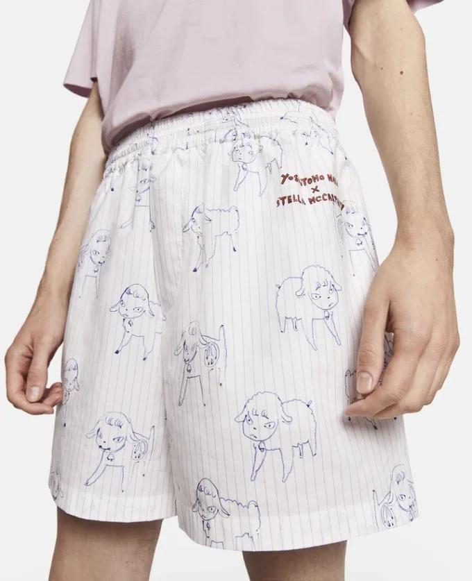 Sheep Can Never Sleep-shorts med tryck Sheep Can Never Sleep-shorts med tryck