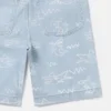 Shorts i denim med hajtryck Shorts i denim med hajtryck