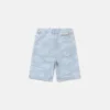 Shorts i denim med hajtryck Shorts i denim med hajtryck