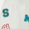 Shorts med broderade initialer Shorts med broderade initialer