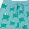 Shorts med dragsko och grodmönster