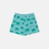 Shorts med dragsko och grodmönster