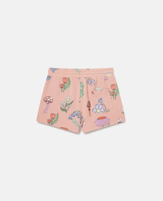 Shorts med dragsko och skogsprint Shorts med dragsko och skogsprint