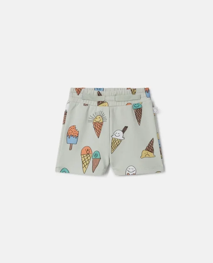 Shorts med glassmönster Shorts med glassmönster