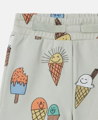 Shorts med glassmönster