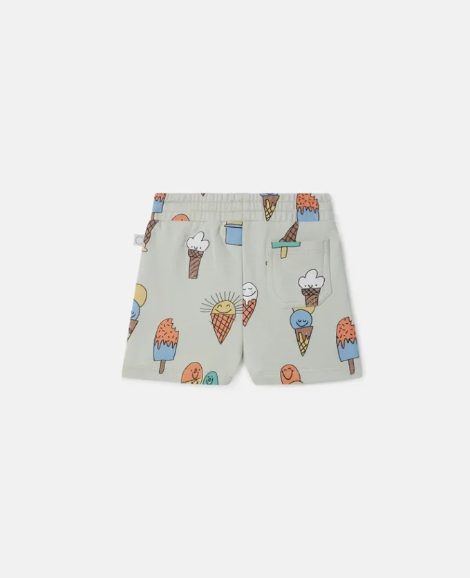 Shorts med glassmönster Shorts med glassmönster