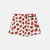 Shorts med jordgubbsmönster