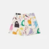 Shorts med kattmönster