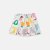 Shorts med kattmönster