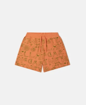 Shorts med märkesbokstäver Shorts med märkesbokstäver