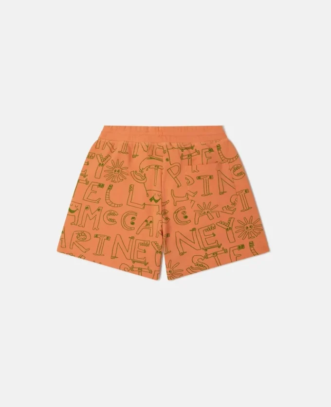 Shorts med märkesbokstäver