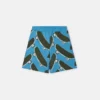 Shorts med skateboardtryck Shorts med skateboardtryck