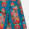 Shorts med skateboardtryck Shorts med skateboardtryck