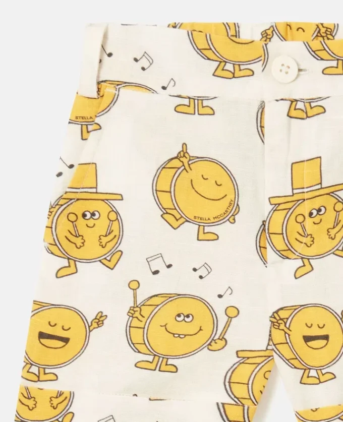 Shorts med trumtryck Shorts med trumtryck