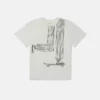 Skateboard-T-shirt med tryck