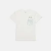 Skateboard-T-shirt med tryck