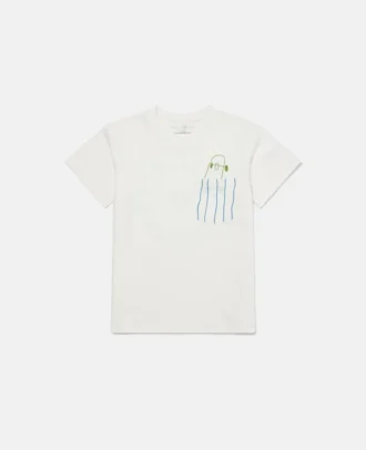 Skateboard-T-shirt med tryck
