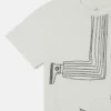 Skateboard-T-shirt med tryck