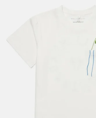Skateboard-T-shirt med tryck