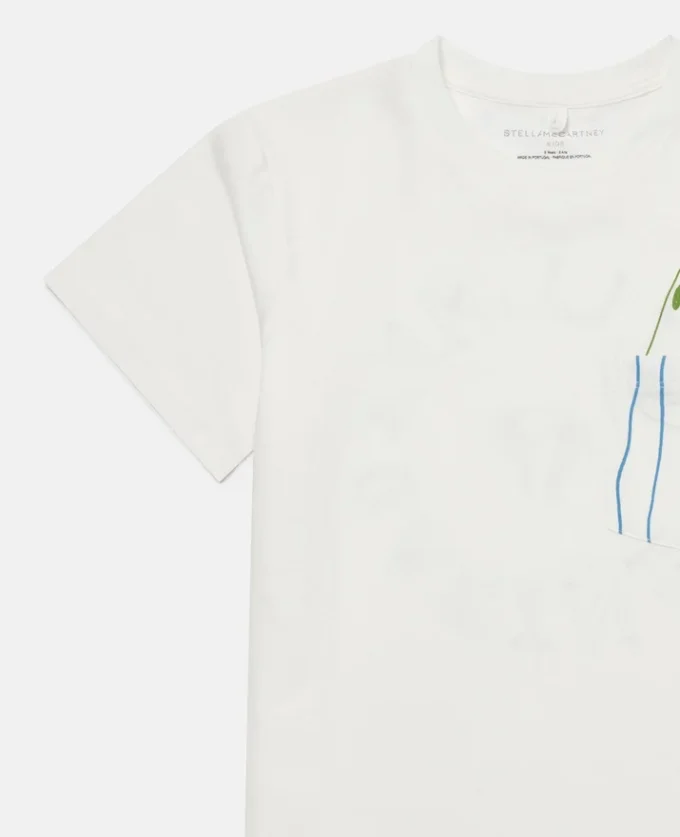 Skateboard-T-shirt med tryck