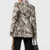 Slim-Fit dubbelknäppt Cloud Leopard-kavaj Slim-Fit dubbelknäppt Cloud Leopard-kavaj