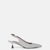 Slingbacks med kristallprydda kitten heels Slingbacks med kristallprydda kitten heels