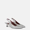 Slingbacks med kristallprydda kitten heels Slingbacks med kristallprydda kitten heels