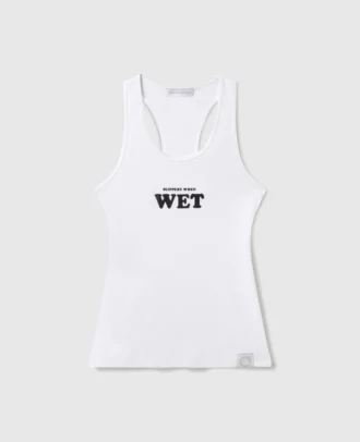 Slippery When Wet Racerback Tank Top