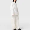 Slouchy cargobyxor med satinpaneler Slouchy cargobyxor med satinpaneler