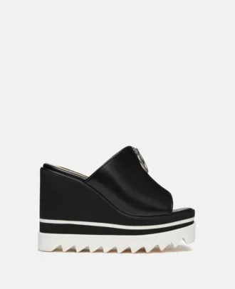 Sneak-Elyse Zip Slide-sandaler med kilklack