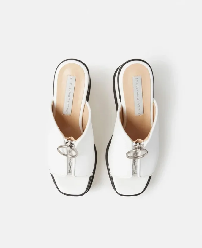 Sneak-Elyse Zip Slide-sandaler med kilklack Sneak-Elyse Zip Slide-sandaler med kilklack