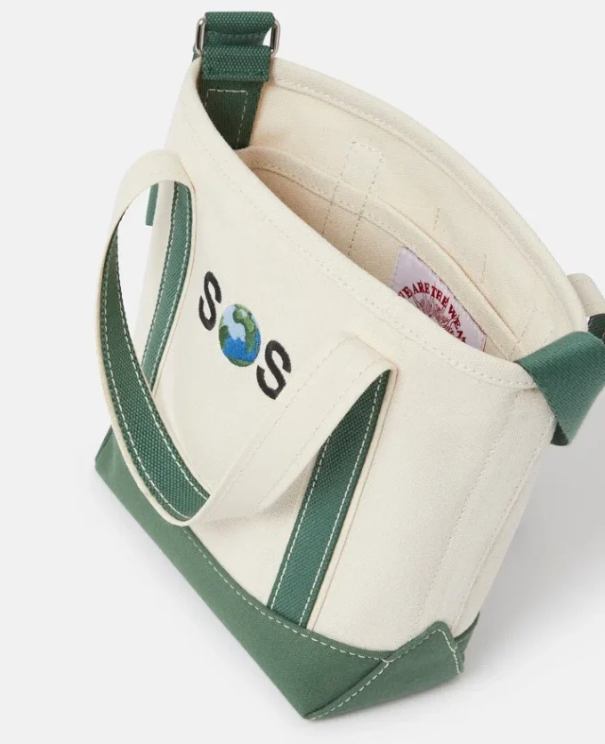 SOS broderad liten totebag SOS broderad liten totebag