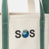 SOS broderad liten totebag SOS broderad liten totebag