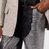 Spegelprydda jeans Spegelprydda jeans